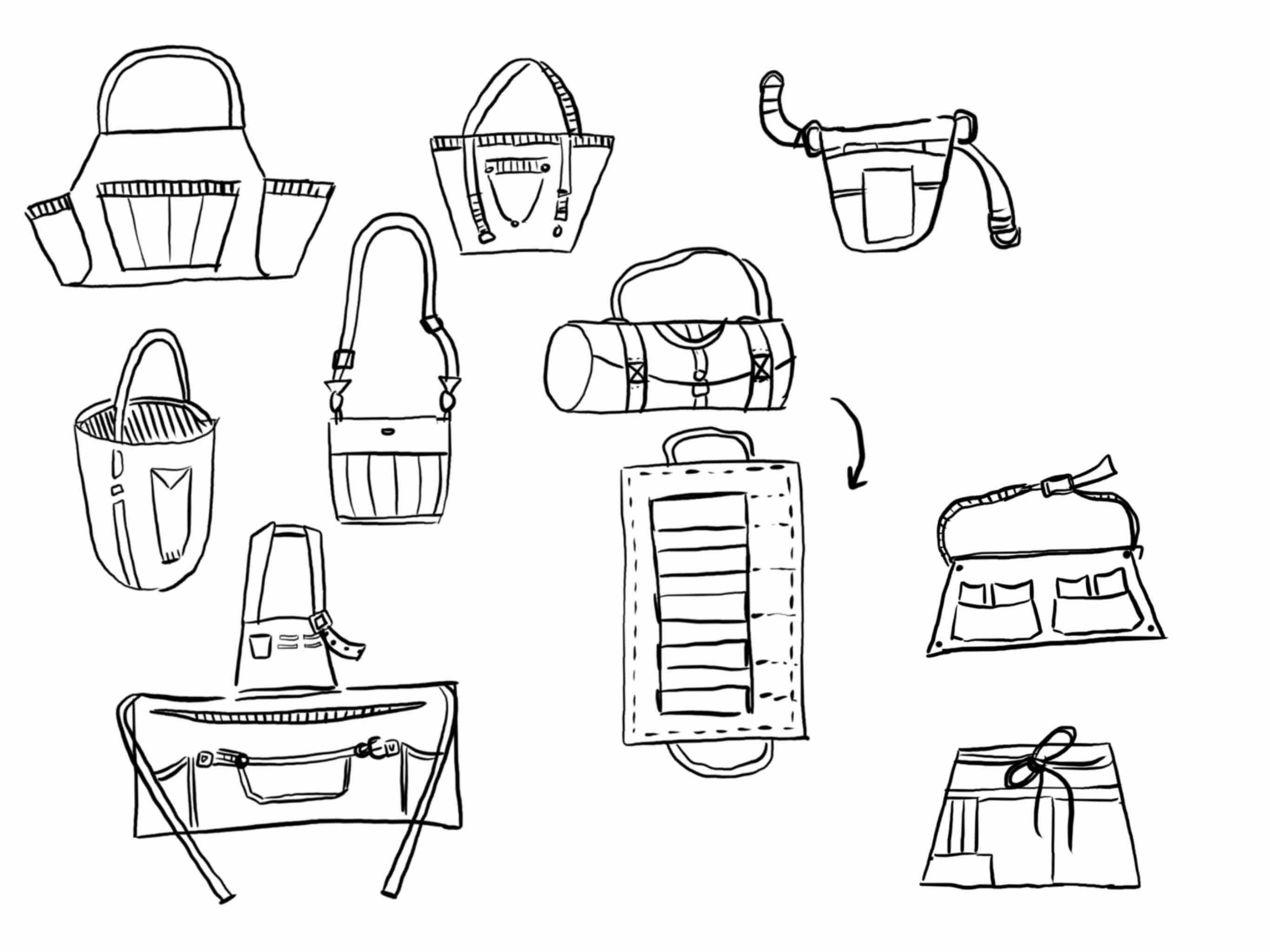 Early concept sketches — form exploration